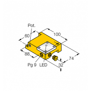 Индуктивный датчик TURCK S32SR-VP44X