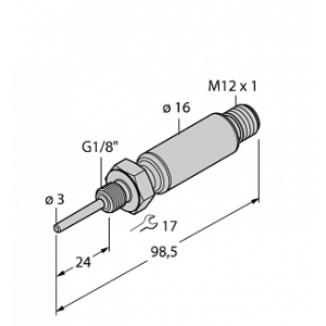 Датчик температуры TURCK TTMS-103A-G1/8-LIUPN-H1140-L024