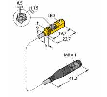 Магнитный датчик TURCK BIM-UNTK-AP7X-0.3-PSG3M