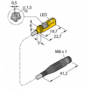 Магнитный датчик TURCK BIM-UNTK-AP7X-0.3-PSG3M