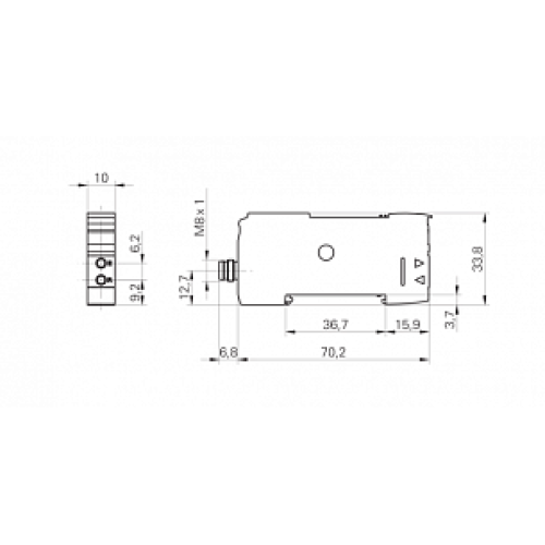 Усилитель для оптоволоконных датчиков Baumer FVDK 10N66Y0/S35A