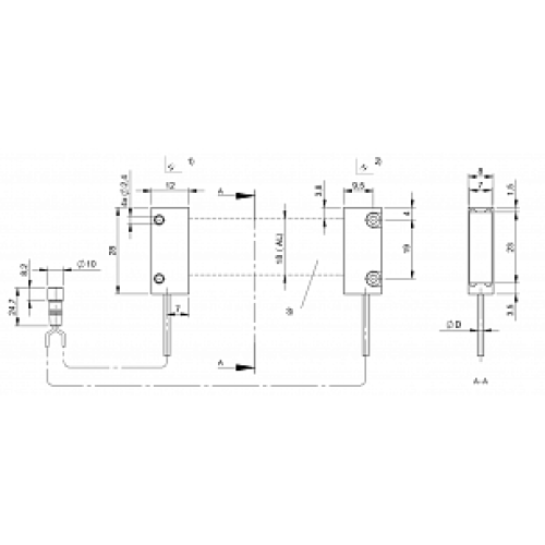 Оптоволоконный кабель Balluff BOH AI-R034-025-01-S49F