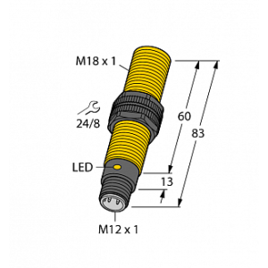 Емкостной датчик уровня TURCK BCF5-S18-AN4X-H1141/S250