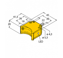 Индуктивный датчик TURCK NI4-DS20-2AP6X2
