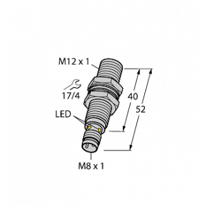 Индуктивный датчик TURCK BI4U-M12-AP6X-V1131