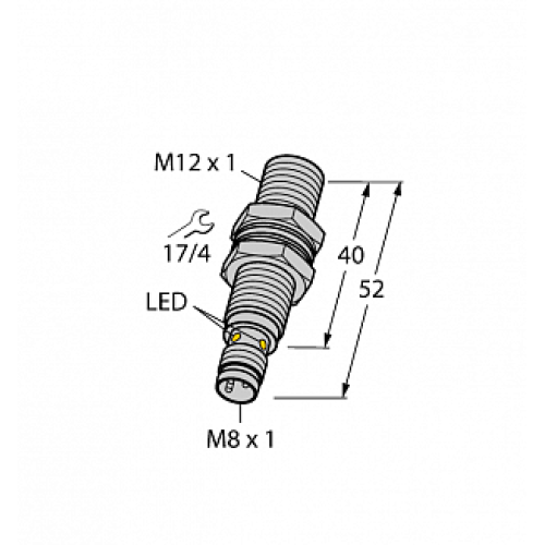 Индуктивный датчик TURCK BI4U-M12-AP6X-V1131