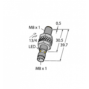 Индуктивный датчик TURCK BI2-M08-AP6X-V1131