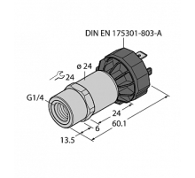 Датчик давления TURCK PT16R-1001-I2-DA91