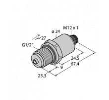 Датчик давления TURCK PT9V-1008-I2-H1141