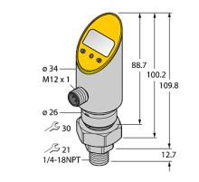 Датчик давления TURCK PS001A-503-2UPN8X-H1141