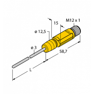 Датчик температуры TURCK TTM-203A-CF-LIUPN-H1140-L100