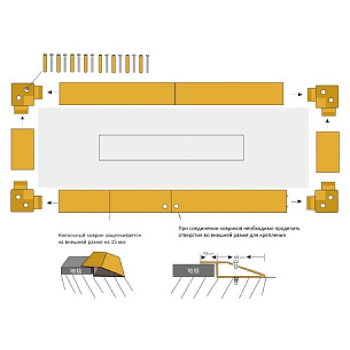 Коврик безопасности CYNDAR PSM4-590*840-ABK