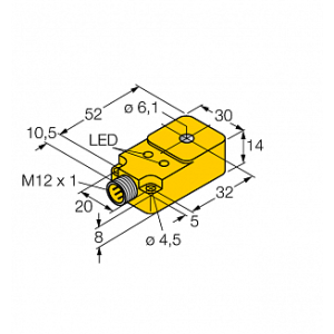 Кольцевой датчик TURCK BI6R-Q14-AP6X2-H1141