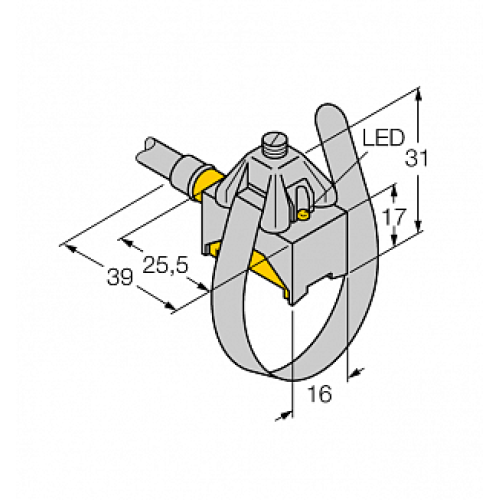 Магнитный датчик TURCK BIM-KST-AN6X