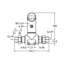 Датчик давления TURCK PS025D-501T-2UPN8X-H1141