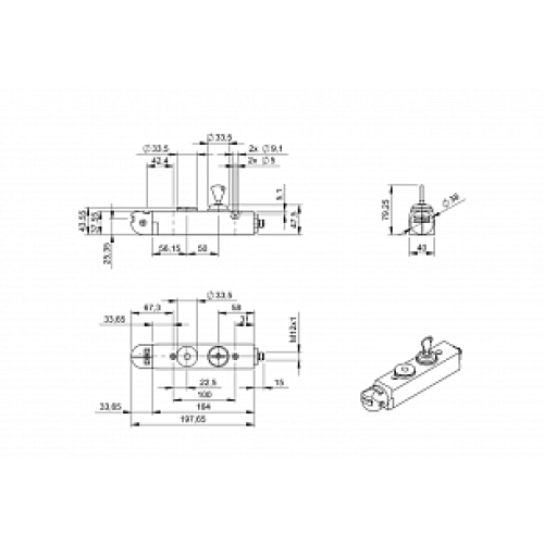 Дверной выключатель безопасности Balluff BID F101-2M1M3-M02AZ0-S115