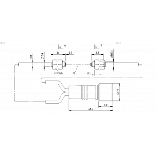 Оптоволоконный кабель Balluff BOH TIR-M03-001-01-S49F