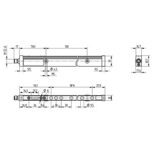 Световая завеса Wenglor OEEB152U0135