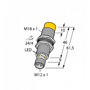 Индуктивный датчик TURCK NI12U-M18M-VP4X-H1141