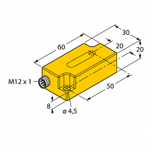  Инклинометр TURCK B1N360V-Q20L60-2UP6X3-H1151