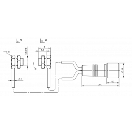 Оптоволоконный кабель Balluff BOH TK-M05-006-01-S49F