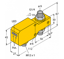 Датчик потока TURCK FCI-D10A4P-LIX-H1141