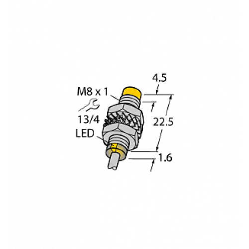 Индуктивный датчик TURCK NI5-M08K-AP6X