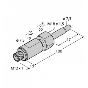 Датчик потока TURCK FCST-A4-NA-H1141