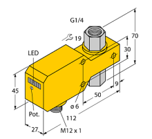 Датчик потока TURCK FCI-D06CTP-AP8X-H1141