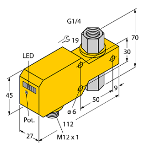 Датчик потока TURCK FCI-D06CTP-AP8X-H1141