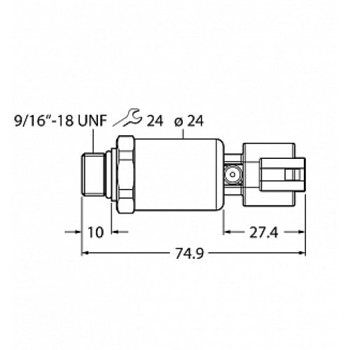 Датчик давления TURCK PT100R-2121-I2-DT043P