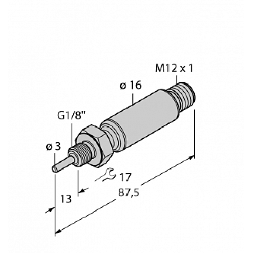 Датчик температуры TURCK TTMS-103A-G1/8-LIUPN-H1140-L013