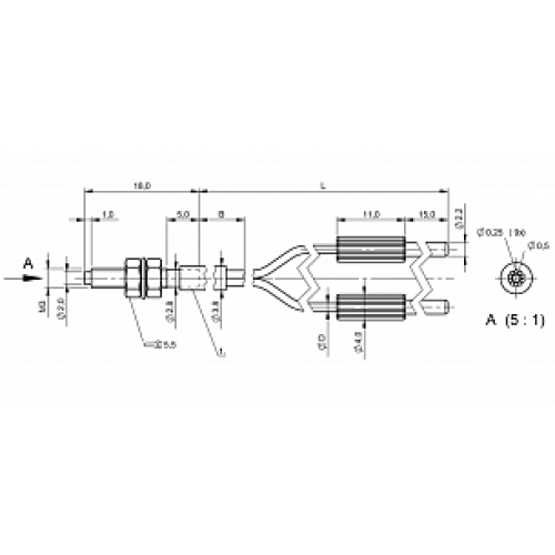 Оптоволоконный кабель Balluff BFO D13-XB-RB-EAK-10-02