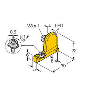 Магнитный датчик TURCK BIM-UNT-AP6X2-V1131