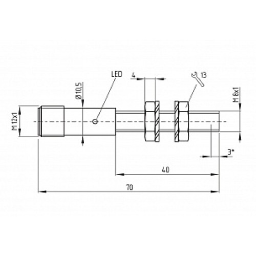 Индуктивный датчик Schmersal IFL2-8-10STP