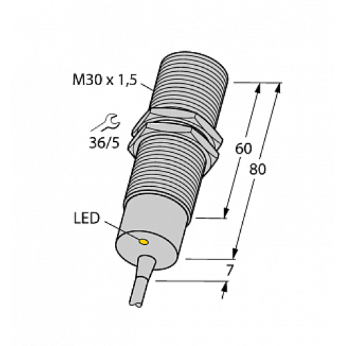 Индуктивный датчик TURCK BI10-M30-AZ3X/S120