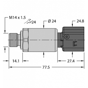 Датчик давления TURCK PT600R-2119-I2-KO28A2