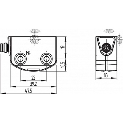 Магнитный датчик безопасности Schmersal RSS260-D-LSTM12-5-0,25M