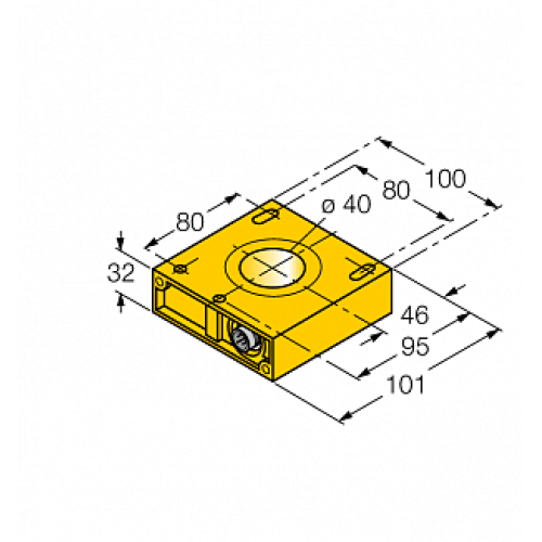 Кольцевой датчик TURCK NI40R-