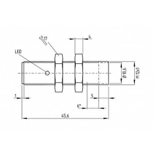 Индуктивный датчик Schmersal IFL4-12M-10STP