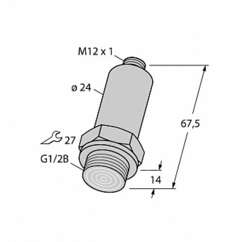 Датчик давления TURCK PT160R-29-LI3-H1140