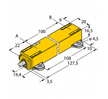 Датчик линейных перемещений TURCK LI100P1-Q17LM1-LIU5X2