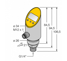 Датчик давления TURCK PS001V-304-LI2UPN8X-H1141