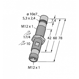 Индуктивный датчик TURCK BID1.5-G120-AP6-H1141