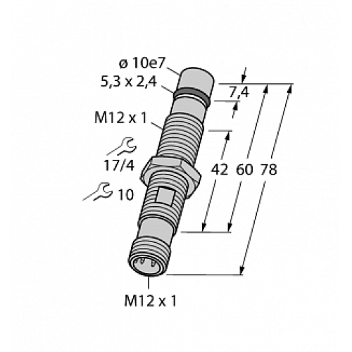 Индуктивный датчик TURCK BID1.5-G120-AP6-H1141