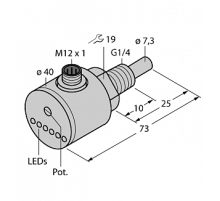 Датчик потока TURCK FCS-G1/4A4-ARX-H1140