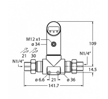 Датчик давления TURCK PS040D-502T-2UPN8X-H1141