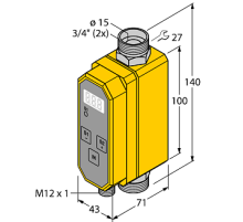 Расходомер TURCK FTCI-3/4D15A4P-2LUX-H1141
