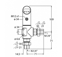 Датчик давления TURCK PS001D-502L-LI2UPN8X-H1141