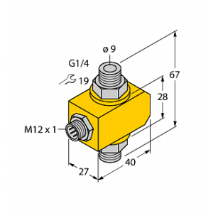 Датчик потока TURCK FCI-D10A4P-NA-H1141